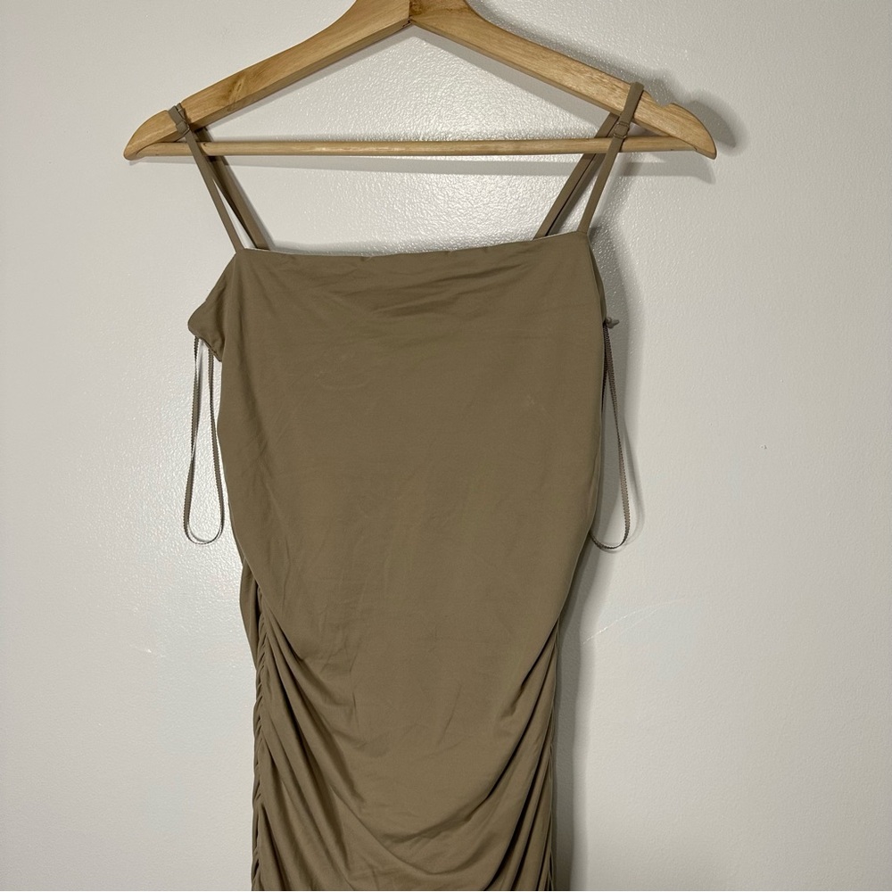 NWOT Lululemon Wundermost Ultra-Soft Nulu Ruched Spaghetti-Strap Dress - Picture 6 of 8